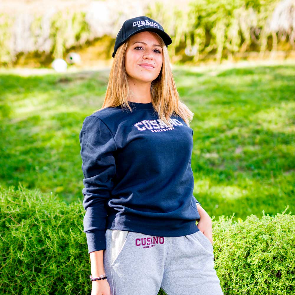 Felpa girocollo donna on sale